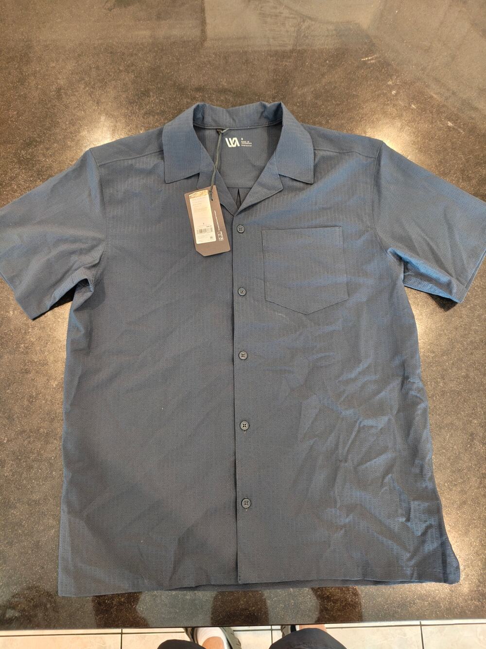 VRST Men's Performance Resort Shirt Darker Ardosia sz S retail $68